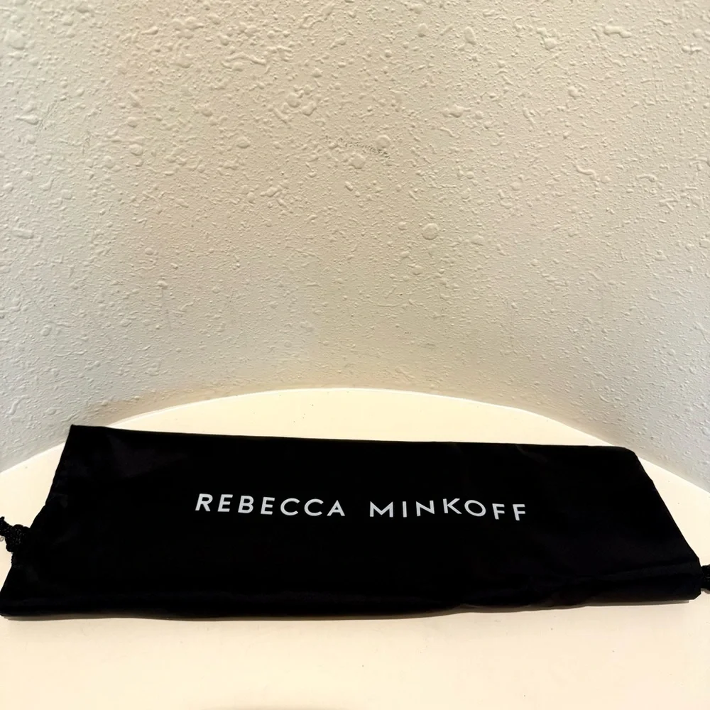 Rebecca Minkoff Gold Buckle Vegan Leather Women’s Sandals Size 7.5 NIB